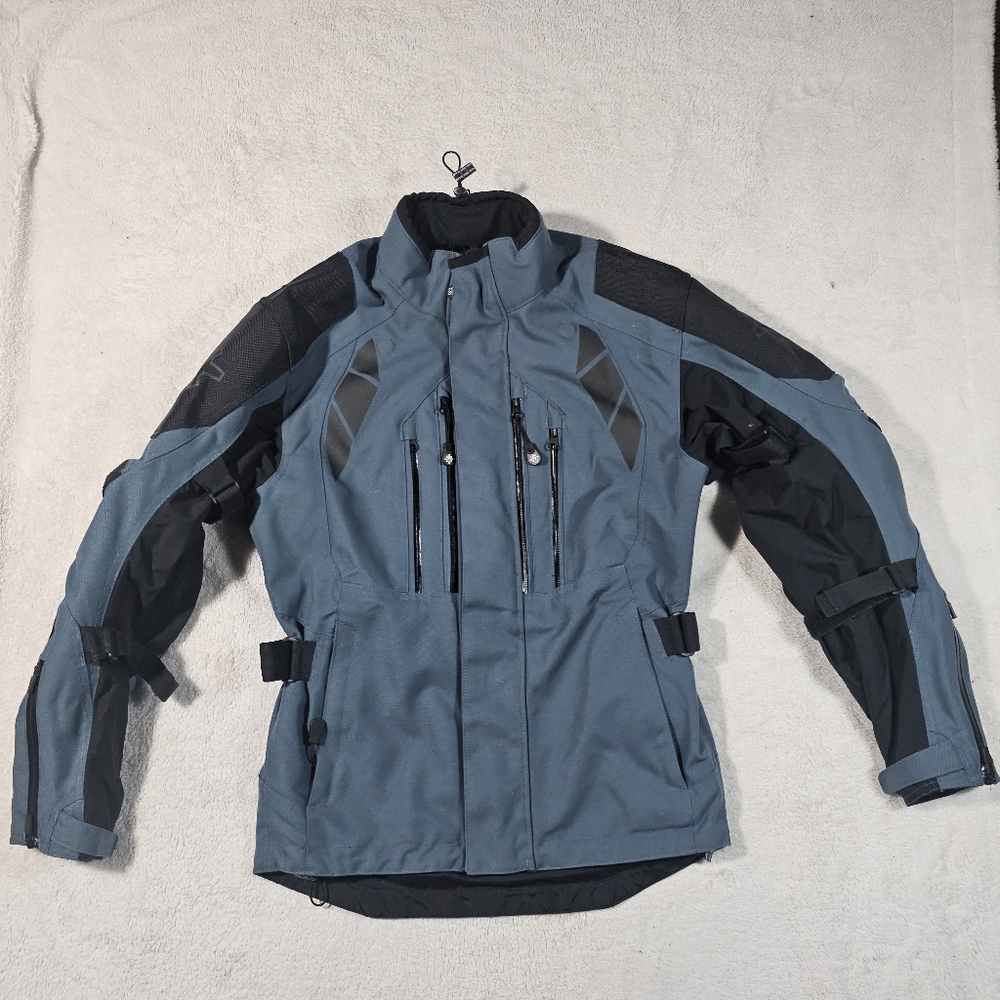 Firstgear Kilimanjaro Sport Motorcycle Jacket Zip Pockets Padded Mens S - Picture 2 of 12